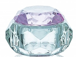 Стеклянная чаша с розовой крышкой, 30 мл - Kodi Professional Glass Bowl — фото N1