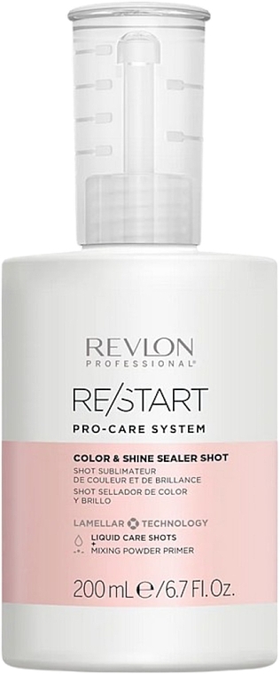 Средство для окрашенных волос - Revlon Professional Restart Pro-Care System Color & Shine Sealer Shot — фото N1