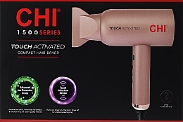 Парфумерія, косметика Сенсорний фен для волосся - CHI Touch Activated Compact Hair Dryer