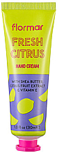 Духи, Парфюмерия, косметика Крем для рук "Цитрус" - Flormar Fresh Citrus Hand Cream (мини)