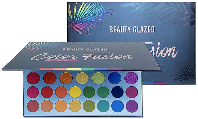 Палетка теней для век - Beauty Glazed Color Fusion Eyeshadow Palette