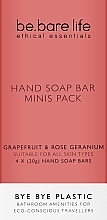 Парфумерія, косметика Набір - Be.Bare Life Mini Hand Soap Bar Set (soap/4x20g)