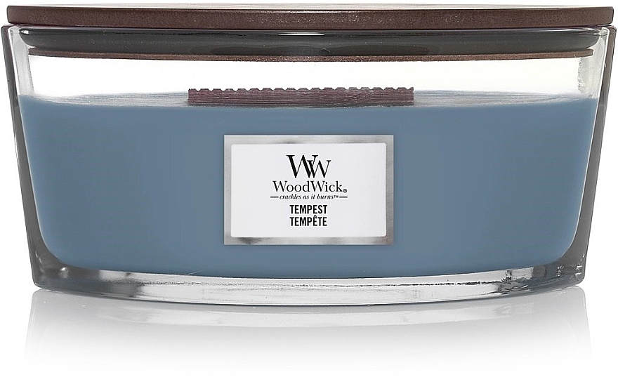 Ароматическая свеча в стакане - Woodwick Ellipse Candle Tempest — фото N1