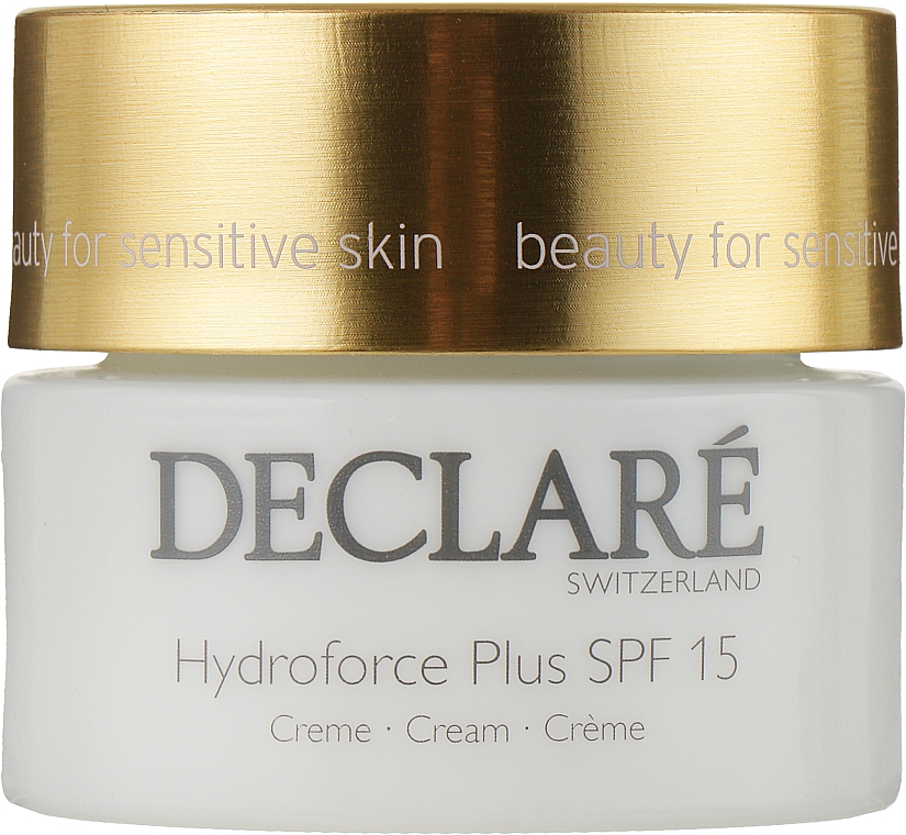 Ультразволожуючий денний крем c SPF 15 - Declare Hydroforce Plus Cream SPF 15