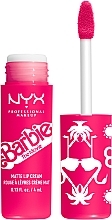 Парфумерія, косметика Матова рідка кремова помада для губ - NYX Professional Makeup Barbie Limited Edition Collection Matte Lip Cream