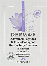 Парфумерія, косметика Ніжне очищувальне гель-желе з удосконаленими пептидами - Derma E Advanced Peptides & Flora-Collagen (пробник)