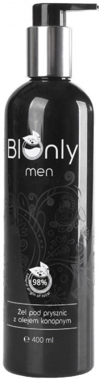 Гель для душа с конопляным маслом - BIOnly Men Shower Gel — фото N1