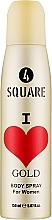 4 Square Gold - Парфумований дезодорант-спрей — фото N1