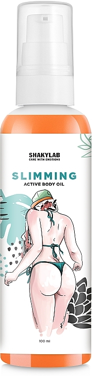 Масло антицеллюлитное для тела "Slimming" - SHAKYLAB Body Active Slimming Oil