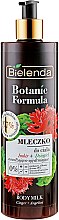 Парфумерія, косметика Очищувальне молочко для тіла "Імбир і дьоготь" - Bielenda Botanic Formula Moisturising Firming Body Milk Ginger+Angelica