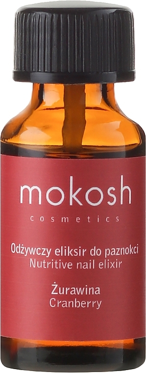Еліксир для нігтів "Журавлина" - Mokosh Cosmetics Nutritive Elixir Cranberry — фото N3