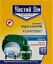 Электрофумигатор с жидкостью от комаров "45 ночей" - Чистый Дом — фото N2