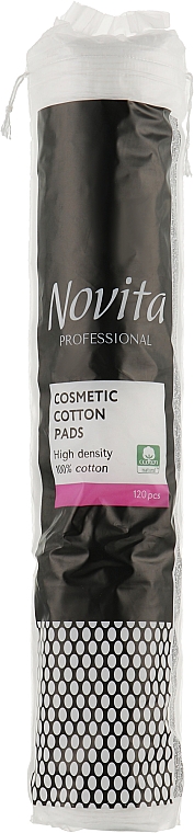 Косметические ватные диски 120 шт - Novita Cosmetic Cotton Pads