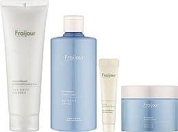 Набор - Fraijour Basic Care for Dry and Sensitive Skin Kit (f/toner/500ml + f/foam/250ml + f/cr/50ml + f/cr/10ml) — фото N2