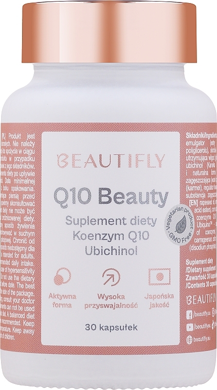 Биологически активная добавка Коэнзим Q10 Убихинол - Beautifly Q10 Beauty Dietary Supplement — фото N2