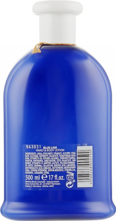 Лосьон для рук и тела - Bettina Barty Color Line Blue Line Hand and Body Lotion — фото N2