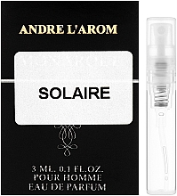Парфумерія, косметика Andre L`Arom Eau De Parfum "Solaire" - Парфумована вода (пробник)