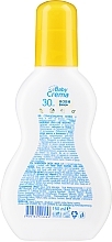 Солнцезащитный спрей-молочко для лица и тела - Baby Crema Sun Milk SPF 30+ — фото N2