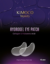 Гидрогелевые патчи для кожи вокруг глаз с коллагеном и гиалуроновой кислотой - Kimoco Beauty Hydrogel Eye Patch Collagen & Hyaluronic Acid — фото N1