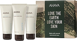 Парфумерія, косметика Набір - Ahava Love The Earth Love Your Skin (sh/gel/100ml + h/cr/100ml + b/lot/100ml)