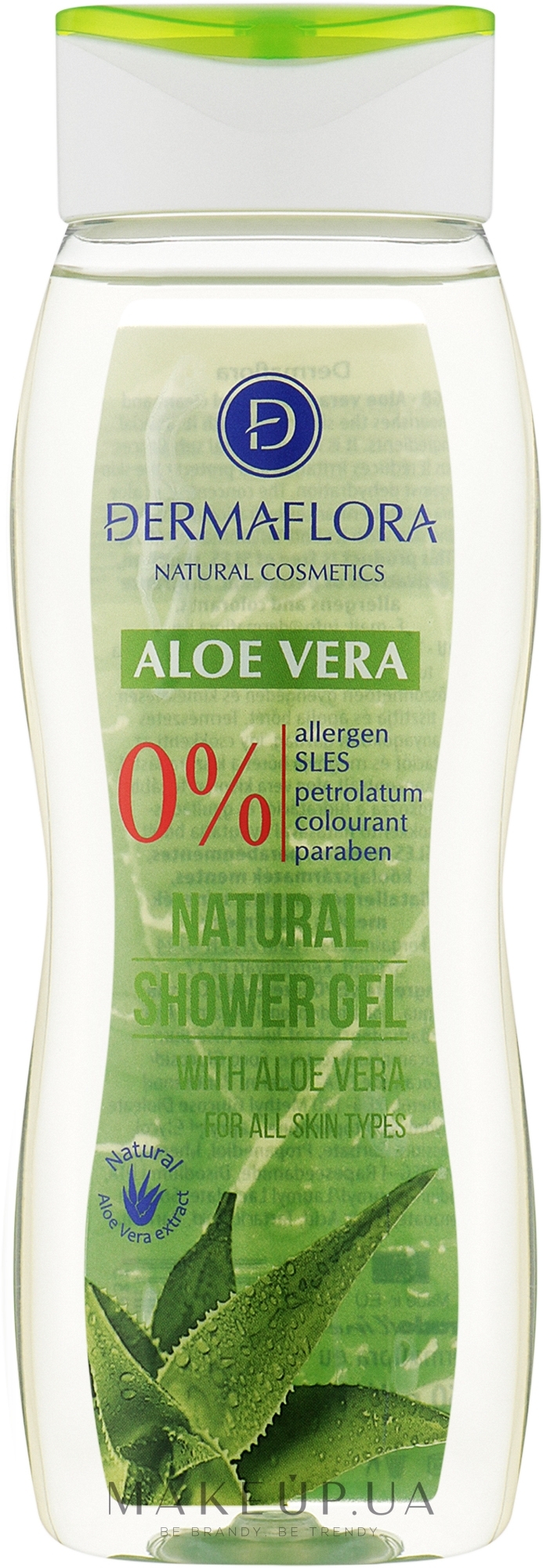 Гель для душу - Dermaflora Shower Gel With Aloe Vera — фото 250ml