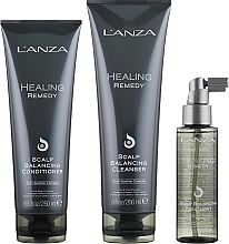 Набор - L'anza Healing Remedy Scalp Balancing (shmp/266ml + cond/250ml + spray/100ml) — фото N2