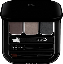 Палитра теней для бровей - Kiko Milano Eyebrow Expert Palette — фото N1