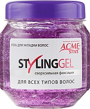 Гель для укладання волосся надсильної фіксації Acme-Style Styling Gel - Acme Color — фото N3