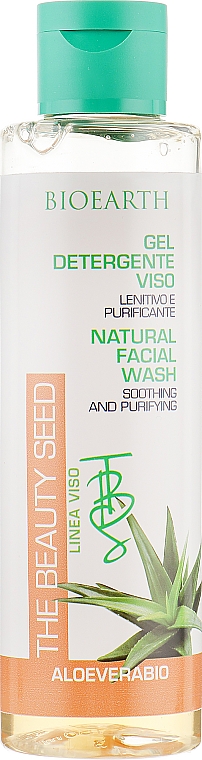 Очищаючий гель для обличчя з алое - Bioearth The Beauty Seed Natural Facial Wash — фото N2
