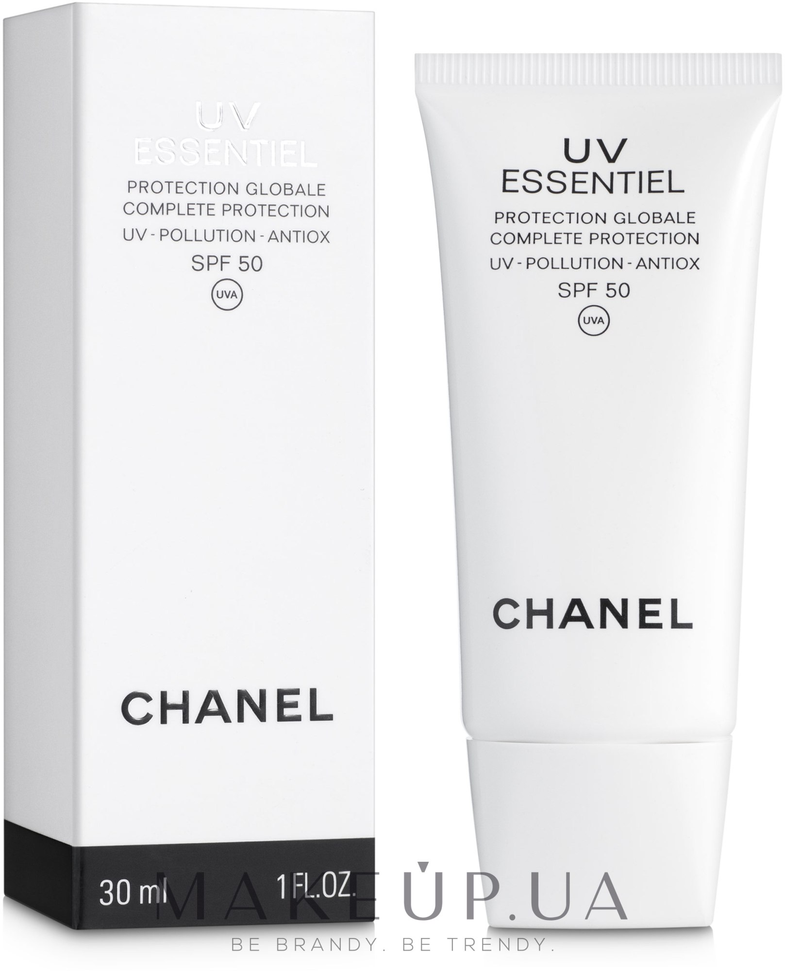 Сонцезахисний засіб для обличчя - Chanel UV Essentiel Complete Protection Pollution Antiox SPF 50 — фото 30ml