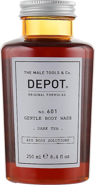 УЦІНКА Гель для душу "Темний чай" - Depot 601 Gentle Body Wash Dark Tea * — фото N1