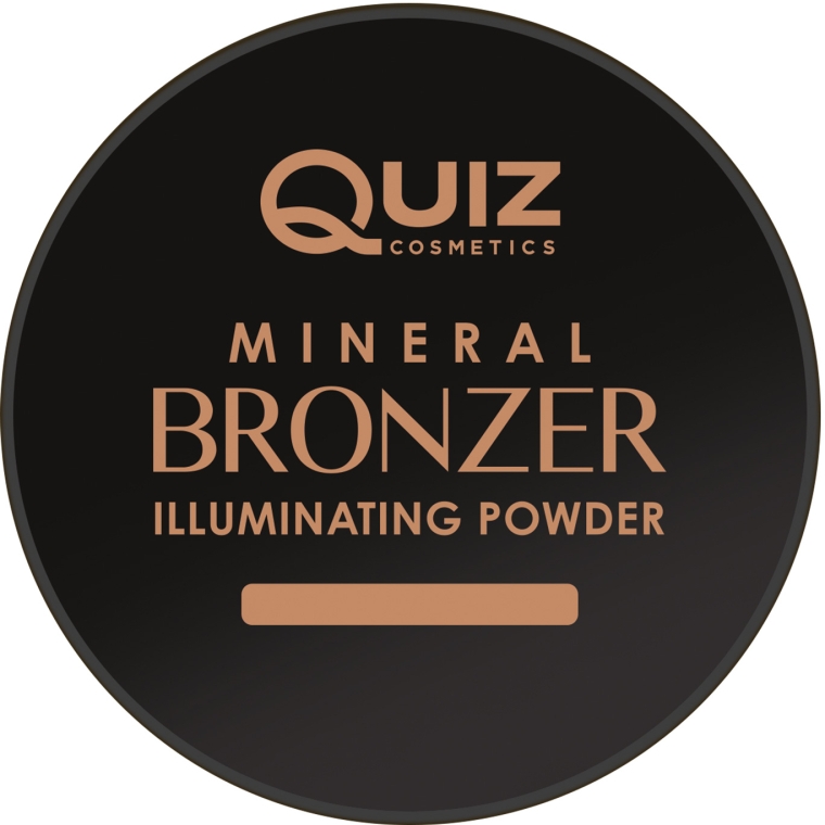 Мінеральна пудра-бронзер для обличчя - Quiz Cosmetics Mineral Powder Collection Bronzer