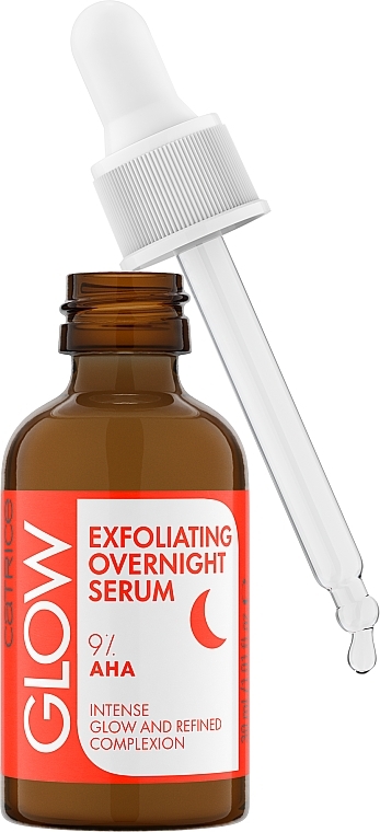 Нічна сироватка для обличчя - Catrice Glow Exfoliating Overnight Serum — фото N2