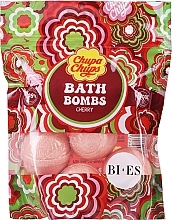 Бомбочка для ванны - Bi-es Chupa Chups Cherry Juicy Bath Bomb  — фото N1