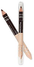 Духи, Парфюмерия, косметика Карандаш для глаз - Karaja Eye Contouring Pencil Duo