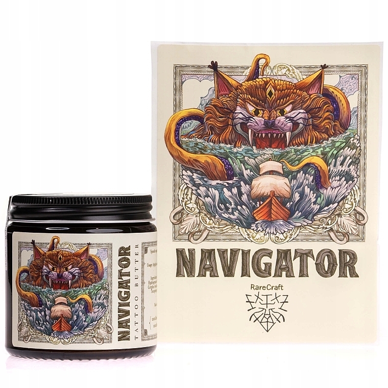 Масло для ухода за татуировками - RareCraft Tattoo Butter Navigator — фото N1