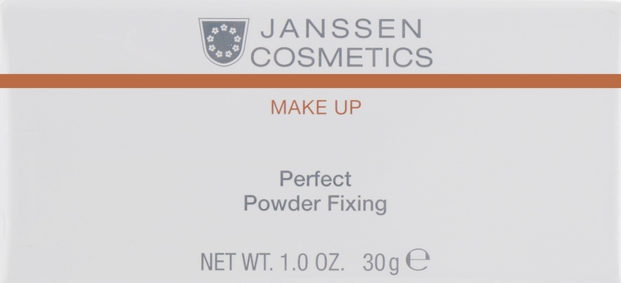 Рассыпчатая матирующая пудра-камуфляж - Janssen Cosmetics Cosmeceutical Make Up Perfect Powder Fixing