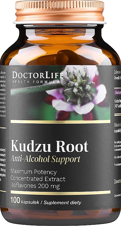 Харчова добавка "Корінь кудзу" - Doctor Life Kudzu Root 500 mg — фото N1