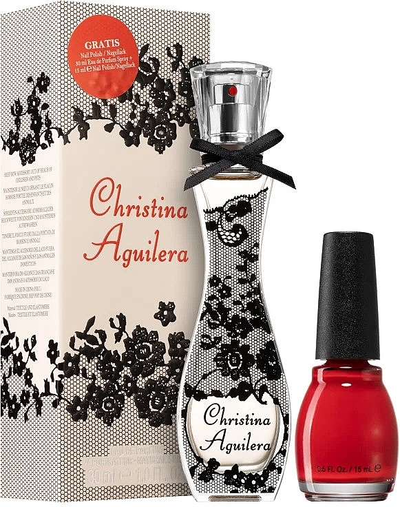 Christina Aguilera Signature - Набір (edp/30ml + nail/15ml) — фото N1