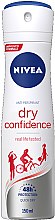 Духи, Парфюмерия, косметика Дезодорант-антиперспирант спрей - NIVEA Dry Confidence Anti-Perspirant Deodorant Spray