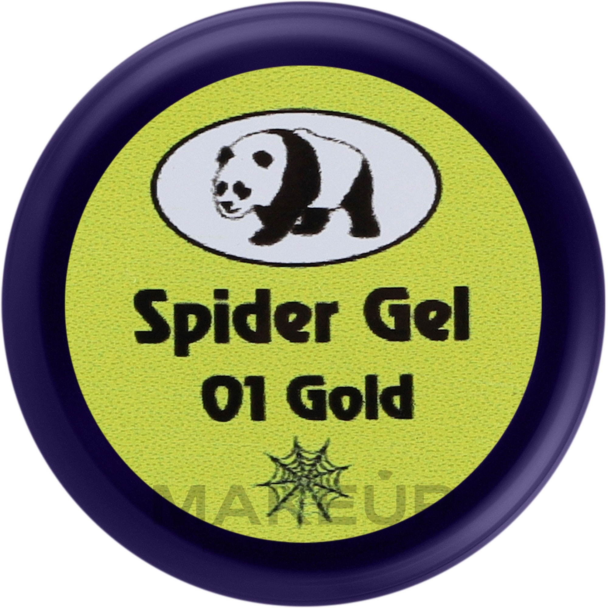 Гель-павутинка для нігтів - Panda Spider Gel — фото 01 - Gold