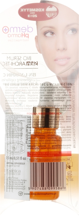 Сыворотка для лица с витамином С - Dermo Pharma Bio Serum Skin Archi-Tec Vitamin C — фото N3