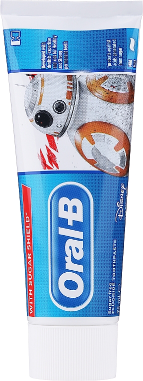 Детская зубная паста "Звездные Войны", с 6 лет, верный друг - Oral-B Junior Star Wars Toothpaste — фото N2