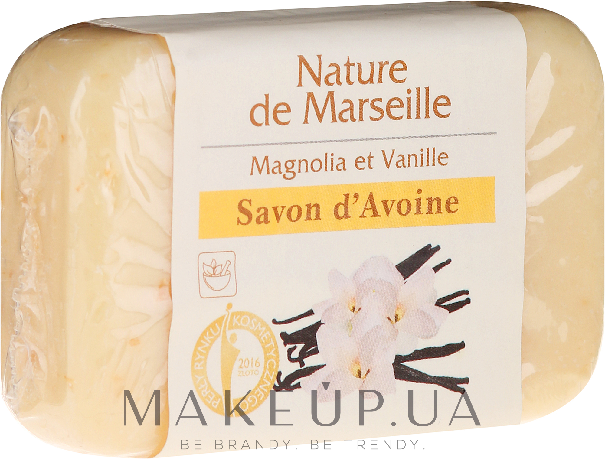 Овсяное мыло с ароматом магнолии и ванили - Nature de Marseille Soap — фото 100g