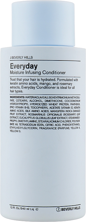 Ежедневный увлажняющий кондиционер для волос - J Beverly Hills Blue Hydrate Every Day Moisture Infusing Conditioner — фото N2