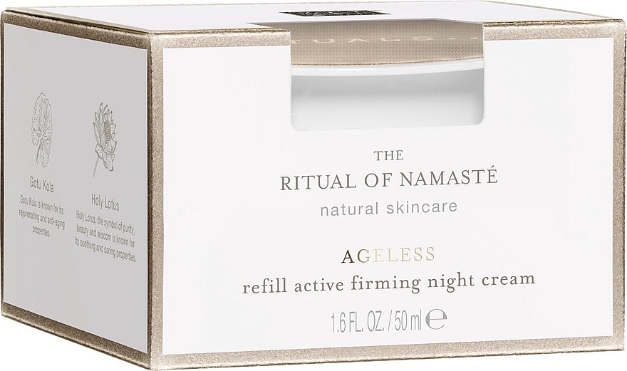 Укрепляющий ночной крем для лица - Rituals The Ritual Of Namaste Ageless Active Firming Night Cream Refill (сменный блок) — фото N1