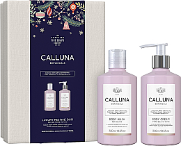 Набор - Scottish Fine Soaps Calluna Botanicals Luxury Festive Duo (sh/gel/300ml + b/cr/300ml) — фото N1