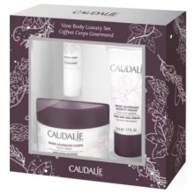 Парфумерія, косметика Набір для тіла - Caudalie (balm/225ml + cr/50ml + lip/balm/соп/4.5 g)