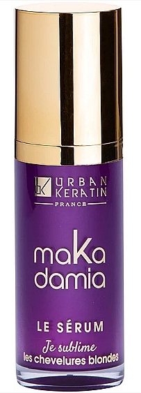 Серум для світлого натурального та фарбованого волосся - Urban Keratin Makadamia Serum — фото N1