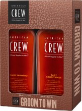 Духи, Парфюмерия, косметика Набор - American Crew Holiday Daily (shmp/250ml + cond/250ml) 